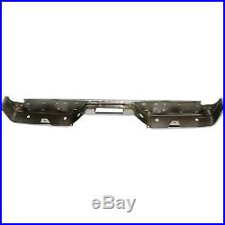 NEW Chrome Steel Rear Bumper Face Bar for 2004-2014 Nissan Titan Pickup With Park