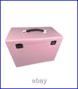 NEW Pink Singer Featherweight Replacement Case withkey works with 221 & 222 Models