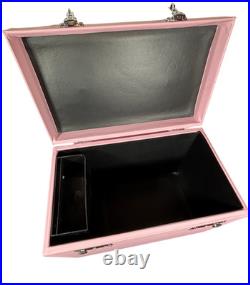 NEW Pink Singer Featherweight Replacement Case withkey works with 221 & 222 Models