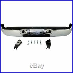 NEW Steel Complete Chrome Rear Bumper Assembly for 2005-2015 Tacoma 05-15 SR5