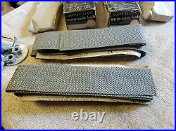 NOS Pair Grey Vintage Lap seat belt hot rat street rod custom gasser Sears. 4