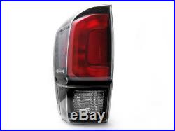 New Black TRD PRO Rear Tail Light Lamp Pair For 2016-17 Toyota Tacoma All Models