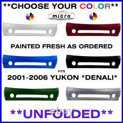 New Front Bumper For 2001-2006 Yukon Denali Painted Choose Your Color Gm1000637