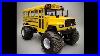 New Monster Truck School Bus Turbo V12 1 24 Scale Model Kit Build How To Assemble Paint 3d Printing