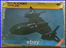 New Sealed Parts 1982 Testors Sr-71 Blackbird Spyplane 148 Scale Model Kit 584