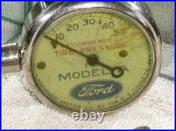 Nice US Vintage Model A Ford Tire Gauge Antique Pouch Tool Kit Display Parts
