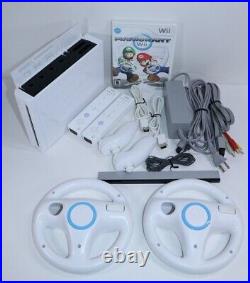 Nintendo Wii 2 Player Mario Kart Console Bundle Rvl-001 Gamecube Model Oem Parts