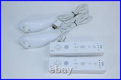 Nintendo Wii 2 Player Mario Kart Console Bundle Rvl-001 Gamecube Model Oem Parts