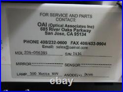 OAI, Hybralign Series 200, Mask Aligner, Model 204-096385 (For Parts or Repair)