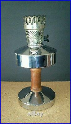 ORIG ART DECO OIL KEROSENE FARMOR LAMP MODEL A 1930's LIKE ALADDIN PARTS ONLY