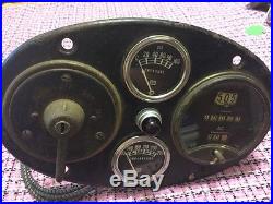 Old Gauge Panel Prewar Vintage Race Car Hot Rat Rod Scta Vintage Dash Instrument