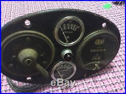 Old Gauge Panel Prewar Vintage Race Car Hot Rat Rod Scta Vintage Dash Instrument