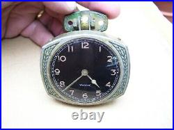 Original 1920 s- 1930s Vintage dash auto CLOCK time dial 40s old Ford gm chevy