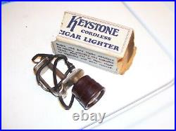 Original 1930s Clamp-on Cigar nos Lighter Flathead GM Packard vintage Ford chevy