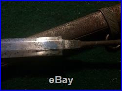 Original WWII German 2nd Model Luftwaffe Dagger Parts Lot Blade Scabbard Handle