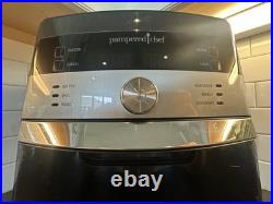 Pampered Chef Deluxe Air Fryer Model 100194 with Extra Parts and CookBook+manual