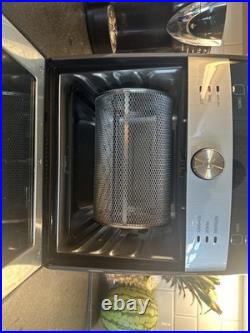 Pampered Chef Deluxe Air Fryer Model 100194 with Extra Parts and CookBook+manual