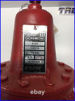Parts Only, Bell & Gossett, 110034, Asme Relief Valve, 30 Psi, Model 4100(23f-2)