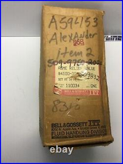 Parts Only, Bell & Gossett, 110034, Asme Relief Valve, 30 Psi, Model 4100(23f-2)