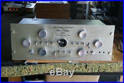 Phase Linear Model 4000 Preamplifier. For parts only. Right channel works