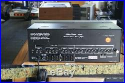 Phase Linear Model 4000 Preamplifier. For parts only. Right channel works
