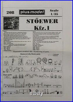 Plus Model 1/35 German Light Car Kfz. 1 Full Resin Kit withPhotoetch Parts #208