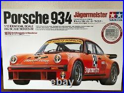 Porsche 934 Jagermeister with Edging parts Tamiya Big Scaler Series 1/12 Model Kit