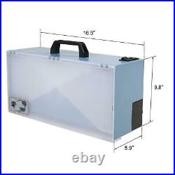Portable Airbrush Paint Spray Booth Kit Exhaust Filter Toy Hobby Model Parts