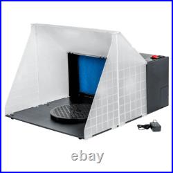 Portable Hobby Airbrush Paint Spray Booth Kit Oder Extractor Gun Toy Model Parts