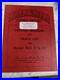 Power Press-rite Operator Service Manual Parts List Book Catalog Model #'s 0-85