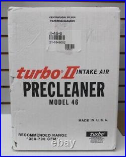 Pre-Cleaner Turbo II 46 with 5 Inlet Air Intake & 350 700 CFM