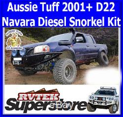 Premium Snorkel Kit Fits Nissan Navara D22 2001 Onwards Single Battery Model