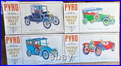 Pyro Vintage Brass Car 132 Model Kit Lot of 4 Brass Finish Parts