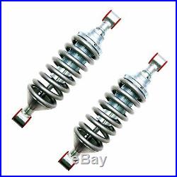 Quality Street Rod Rear Coil Over Shock Set w 180 Pound Springs Black Coated