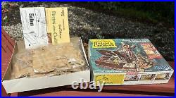 RARE 1972 MPC Pirates of the Caribbean Model Kit Dead Mans Raft Sealed Parts Bag