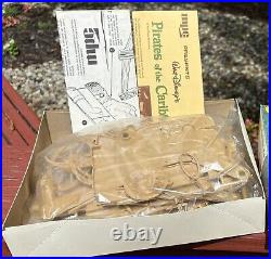 RARE 1972 MPC Pirates of the Caribbean Model Kit Dead Mans Raft Sealed Parts Bag