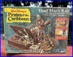 RARE 1972 MPC Pirates of the Caribbean Model Kit Dead Mans Raft Sealed Parts Bag