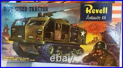 RARE! REVELL 1958 US Army M-4 HIGH SPEED TRACTOR TANK 1/40! SEALED PARTS