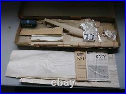 RARE Vintage GRAUPNER KATY Model Airplane Kit Parts Box 4233 #2