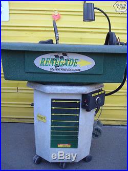 RENEGADE MODEL 4000 PARTS WASHER-USES AQUA BASED CLEANING SOLVENT- BIODEGRADABLE