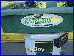 RENEGADE MODEL 4000 PARTS WASHER-USES AQUA BASED CLEANING SOLVENT- BIODEGRADABLE