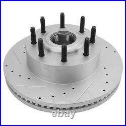 RWD Front Drilled Disc Brake Rotors for 2013 2025 Ford F-250 F-350 Super Duty