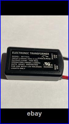 Range Hood Parts Electronic Transformer model SET75UL, TWO lights, model ART. K