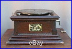 Rare Antique Victor Model M Monarch Phonograph For Parts, Repair or Restoration