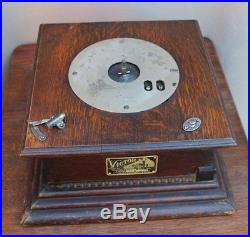 Rare Antique Victor Model M Monarch Phonograph For Parts, Repair or Restoration