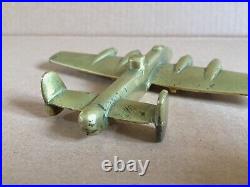 Rare Brass Ww2 Trench Art Hand Made Lancaster Model Aircraft Empire CC Parts