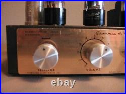 Rare Vintage Grommes Model LJ2 Hi Fidelity Tube Amplifier Amp Parts or Repair