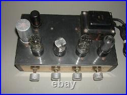 Rare Vintage Grommes Model LJ2 Hi Fidelity Tube Amplifier Amp Parts or Repair