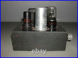 Rare Vintage Grommes Model LJ2 Hi Fidelity Tube Amplifier Amp Parts or Repair