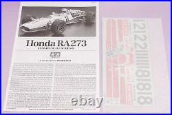 Rare tamiya 1/12 Honda RA273 Model Kit WithMETAL & PHOTO-ETCHED PARTS #12032 NEW